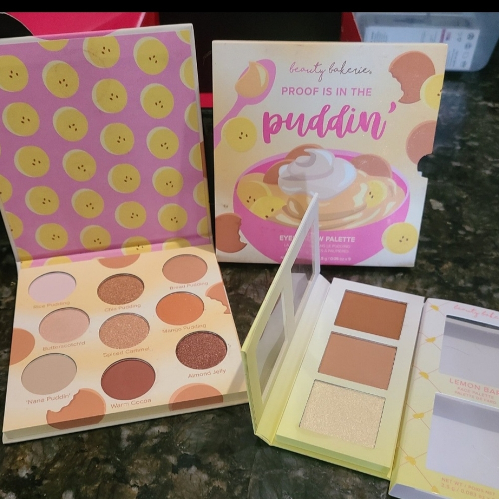 Beauty Bakerie bundle. Proof is in the Puddin eyeshadow palette Lemon bar